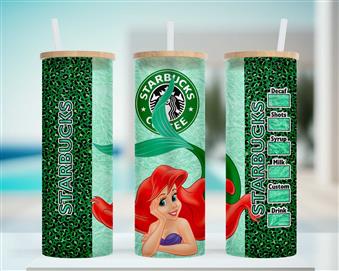 Starbucks Coffee Ariel Green Leopard